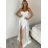 Langes Sommerkleid mit Trägern für Damen (XS/S/M ONE SIZE) ITALIAN FASHION IMPBB24B24780