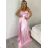 Langes Sommerkleid mit Trägern für Damen (XS/S/M ONE SIZE) ITALIAN FASHION IMPBB24B24780