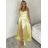 Langes Sommerkleid mit Trägern für Damen (XS/S/M ONE SIZE) ITALIAN FASHION IMPBB24B24780