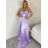 Langes Sommerkleid mit Trägern für Damen (XS/S/M ONE SIZE) ITALIAN FASHION IMPBB24B24780