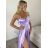 Langes Sommerkleid mit Trägern für Damen (XS/S/M ONE SIZE) ITALIAN FASHION IMPBB24B24780