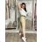 Lange Sommer-Haremshose für Damen (42/44/46 Einheitsgröße) ITALIAN FASHION IM424361 S / M / L beige