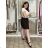 Langarm-Hemdkleid für Damen (S/M EINHEITSGRÖSSE) ITALIAN FASHION IMWD232607
