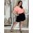 Langarm-Hemdkleid für Damen (S/M EINHEITSGRÖSSE) ITALIAN FASHION IMWD232607