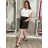 Langarm-Hemdkleid für Damen (S/M EINHEITSGRÖSSE) ITALIAN FASHION IMWD232607 S / M / L dunkelblau