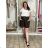 Langarm-Hemdkleid für Damen (S/M EINHEITSGRÖSSE) ITALIAN FASHION IMWD232607 S / M / L dunkelblau