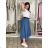 Langarm-Hemdkleid für Damen (S/M EINHEITSGRÖSSE) ITALIAN FASHION IMWD232607 S / M / L hellblau