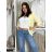 Elegante, lange Jogginghose für Damen (Einheitsgröße S/M/L) ITALIAN FASHION IMD23634 S / M / L hellviolett