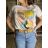 T-Shirt Kurzarm Damen (uni sl) ITALIENISCHE Mode IM518106