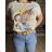 T-Shirt Kurzarm Damen (uni sl) ITALIENISCHE Mode IM518106