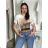 T-Shirt Kurzarm Damen (uni sl) ITALIENISCHE Mode IM518106