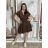 Elegante Hose mit Gürtel für Damen (S/M/L ONE SIZE) ITALIAN FASHION IM425057