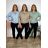 Übergroßer gestrickter Langarmpullover für Damen (S/M EINHEITSGRÖSSE) ITALIAN FASHION IMSN2416125