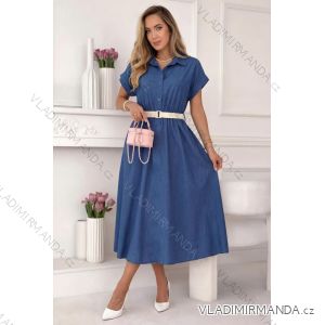 Kleid T-Shirt Tunika Langarm Damen (uni sl) ITALIENISCHE Mode IM118044