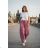 Lange Sommerhose für Damen mit Gürtel (Einheitsgröße S/M) ITALIAN FASHION IMD24080