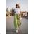 Lange Sommerhose für Damen mit Gürtel (Einheitsgröße S/M) ITALIAN FASHION IMD24080