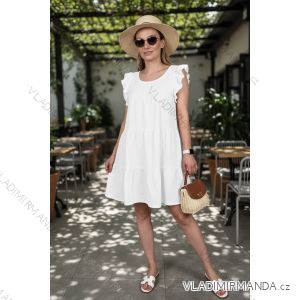 Kleid T-Shirt Tunika Langarm Damen (uni sl) ITALIENISCHE Mode IM118044