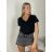 Übergroßer Langarm-Strickpullover für Damen (S/M EINHEITSGRÖSSE) ITALIAN FASHION IMPTI23NG77001 S / M / L schwarz