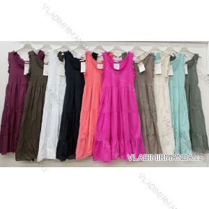 Shirt verlängert 3/4 Langarm Damen (L/XL/2XL ONE SIZE) ITALIAN FASHION IM423025