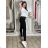 Leggings lange isolierte Damenjeans (S-3XL) TURKISH FASHION TMWL233308619/DUR XL/2XL dunkelblau