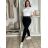 Leggings lange isolierte Damenjeans (S-3XL) TURKISH FASHION TMWL233308619/DUR XL/2XL dunkelblau