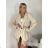 Damen-Langarmjacke (S/M ONE SIZE) ITALIAN FASHION IMPDY23MDUE991838 S / M / L beige