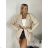 Damen-Langarmjacke (S/M ONE SIZE) ITALIAN FASHION IMPDY23MDUE991838 S / M / L beige