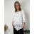 Tunika aus Baumwollspitze mit 3/4 Ärmeln (uni s / l) ITALIAN FASHION IMB22ROSA