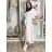 Langarm-Hemdkleid für Damen (Einheitsgröße S/M) ITALIAN FASHION IMWGM23447 M/L/XL beige