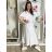 Langarm-Hemdkleid für Damen (Einheitsgröße S/M) ITALIAN FASHION IMWGM23447