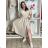 Langarm-Hemdkleid für Damen (Einheitsgröße S/M) ITALIAN FASHION IMWGM23447 M/L/XL beige