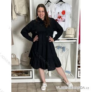 Damen 3/4 Langarm-Hemdkleid (XS/S/M Einheitsgröße) ITALIAN FASHION IMD25030