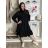 Damen 3/4 Langarm-Hemdkleid (XS/S/M Einheitsgröße) ITALIAN FASHION IMD25030