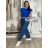 Kleid mit 3/4 Ärmeltasche für Damen (uni sl) ITALIAN Fashion IM3181746 S / M / L weiß