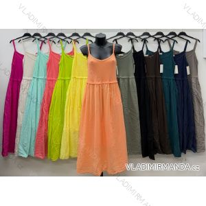 Sommerkleid oval Kurzarm Damen Übergröße (50/52/54 Einheitsgröße) ITALIAN FASHION IM425011
