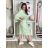 Langarm-Hemdkleid für Damen (Einheitsgröße S/M) ITALIAN FASHION IMWGM23447  weiß