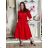 Damen Stretchhose (S/M/L Einheitsgröße) ITALIAN FASHION IM525STELA M/L/XL rot