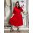 Damen Stretchhose (S/M/L Einheitsgröße) ITALIAN FASHION IM525STELA M/L/XL rot
