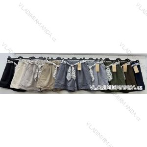 Shorts Shorts Stretch Damen Übergröße (2XL/3XL/4XL ONE SIZE) ITALIAN FASHION IM424KEJSY