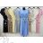 Sommerkleid oval Kurzarm Damen Übergröße (50/52/54 Einheitsgröße) ITALIAN FASHION IM425011