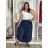 Elegante Hose mit Gürtel für Damen (S/M/L ONE SIZE) ITALIAN FASHION IM425057