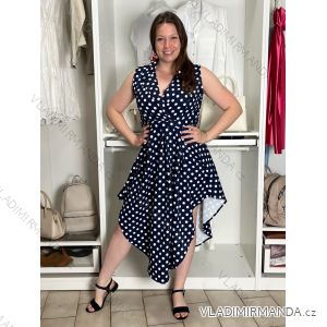 Elegantes ärmelloses Kleid mit Gürtel für Damen (Einheitsgröße S/M/L) Italienische Mode IMWBJ260001
