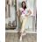 Sommerkleid oval Kurzarm Damen Übergröße (50/52/54 Einheitsgröße) ITALIAN FASHION IM425011