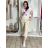Sommerkleid oval Kurzarm Damen Übergröße (50/52/54 Einheitsgröße) ITALIAN FASHION IM425011