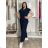 Set aus Sommertunika und Hose für Damen (Einheitsgröße S/M/L) ITALIAN FASHION IM424200/DU M/L/XL dunkelblau