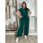 Set aus Sommertunika und Hose für Damen (Einheitsgröße S/M/L) ITALIAN FASHION IM424200/DU M/L/XL dunkler Smaragd