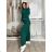 Set aus Sommertunika und Hose für Damen (Einheitsgröße S/M/L) ITALIAN FASHION IM424200/DU M/L/XL dunkler Smaragd