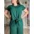 Set aus Sommertunika und Hose für Damen (Einheitsgröße S/M/L) ITALIAN FASHION IM424200/DU M/L/XL dunkler Smaragd
