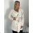 Damen-Oversize-Langarm-Hemd mit verlängerten Ärmeln (S/M ONE SIZE) ITALIAN FASHION IMPLI2234690