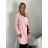 Damen-Oversize-Langarm-Hemd mit verlängerten Ärmeln (S/M ONE SIZE) ITALIAN FASHION IMPLI2234690